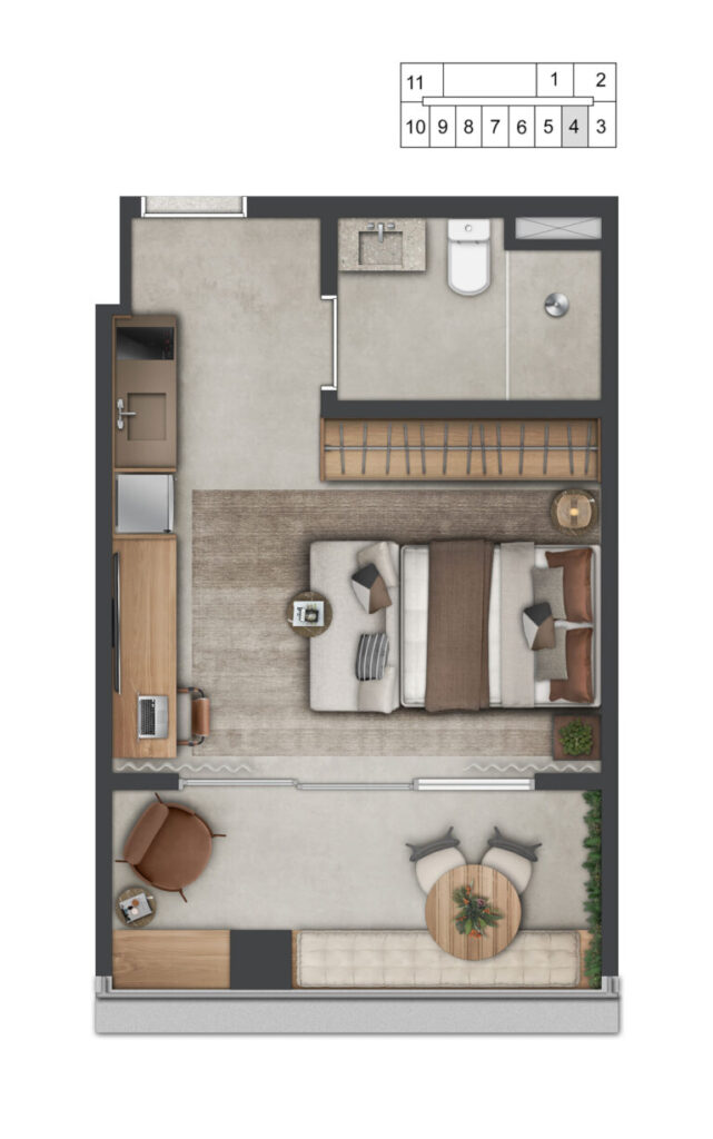 Planta 34m² NR